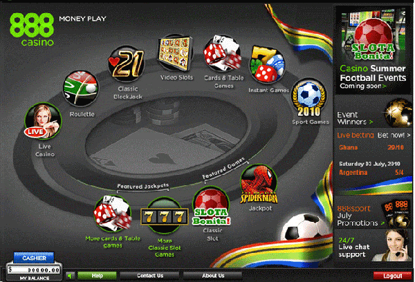 888 Casino Lobby