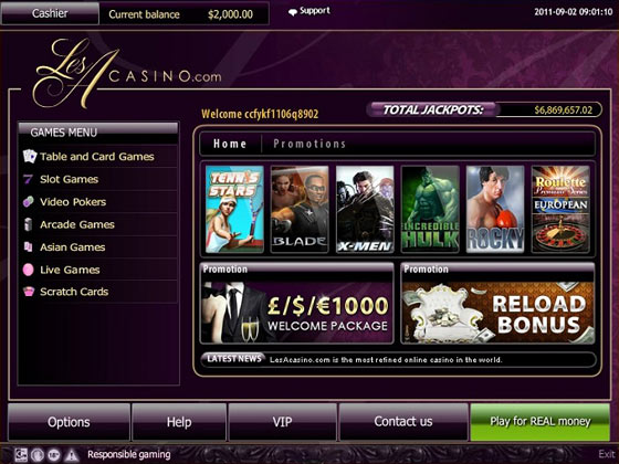 LesA Casino Lobby